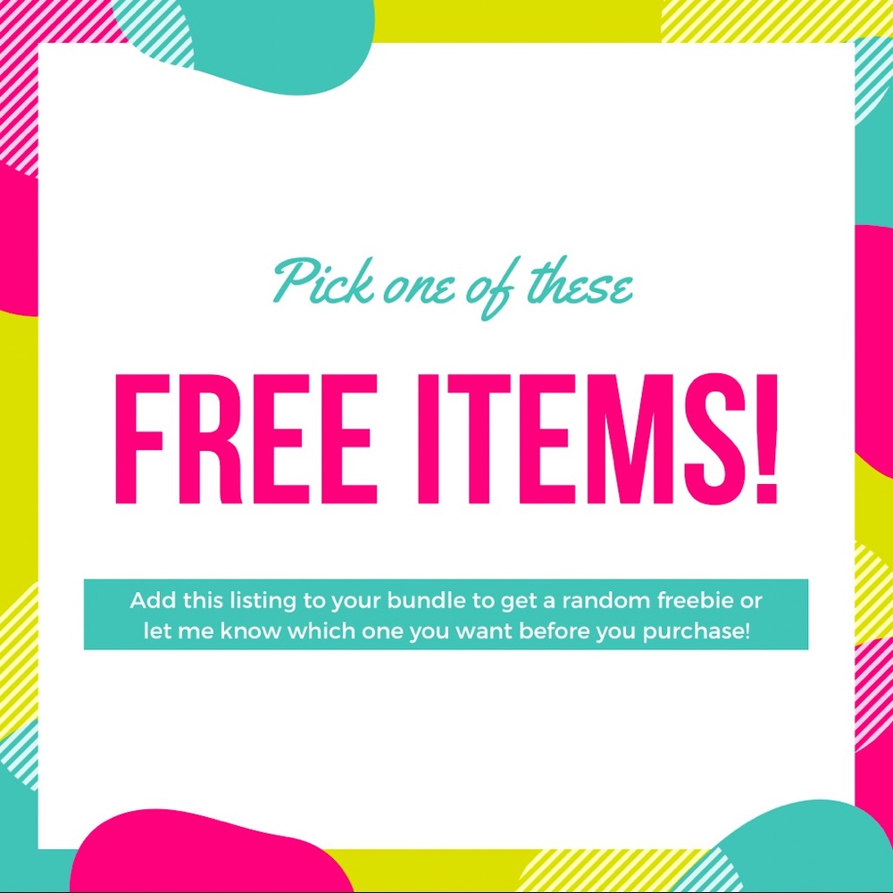 Free With Purchase Items!